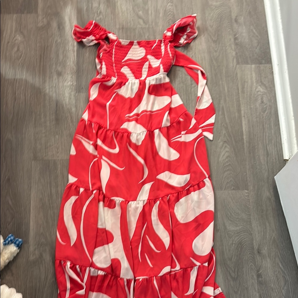 Crystal Doll Pink and White Dress